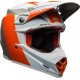 Casque Bell Moto-9 CARBON FLEX DIVISION Orange/Blanc