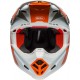 Casque Bell Moto-9 CARBON FLEX DIVISION Orange/Blanc