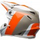 Casque Bell Moto-9 CARBON FLEX DIVISION Orange/Blanc