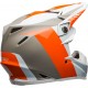 Casque Bell Moto-9 CARBON FLEX DIVISION Orange/Blanc