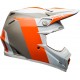 Casque Bell Moto-9 CARBON FLEX DIVISION Orange/Blanc