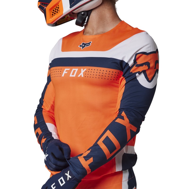 Tenue fox flex air efekt orange 2023 foxmailflex23/foxpantflex23 : Tenue  Motocross FOX RACING