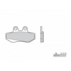 Plaquettes de frein BREMBO- 50 ENDURO ALU 2004-2007