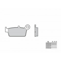 Plaquettes de frein BREMBO- CRF 125 F 2020