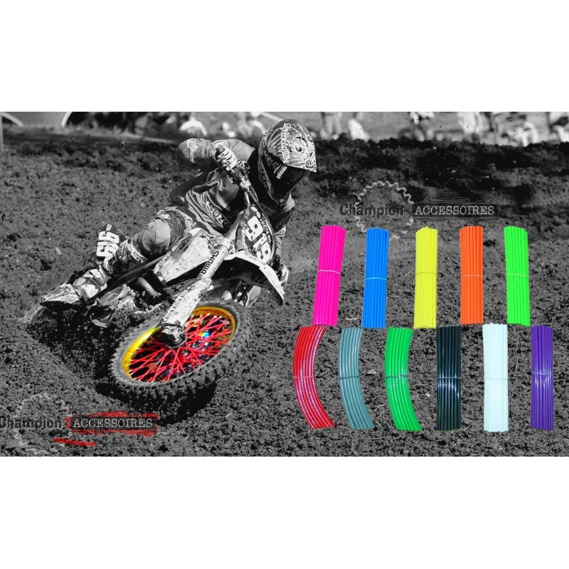 Couvre rayon de couleur pour moto