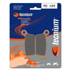 Plaquettes de frein TECNIUM- CR 250 R 1987-2001