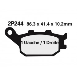 Plaquettes de frein NISSIN- CBR 400 F 1992-1996