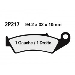 Plaquettes de frein NISSIN- VTR 400 R 1990