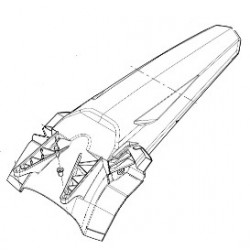 Garde boue arrière Fantic 125 xx 2023