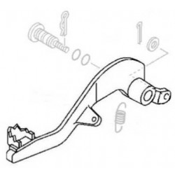 Pédale de frein arrière Fantic 125/250 XX