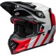 Casque Bell Moto-9S Flex Hello Cousteau Stripes Gloss White/Red