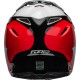 Casque Bell Moto-9S Flex Hello Cousteau Stripes Gloss White/Red