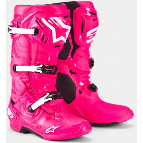 Bottes Alpinestars Tech 10 Diva Pink/White