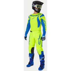 Tenue Alpinestars 2025 Fluid Haul Yellow Fluo/Blue